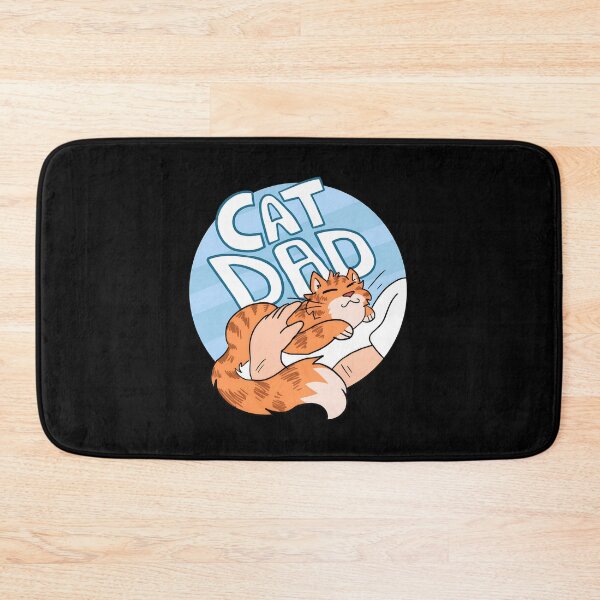 Item preview, Cat Dad Affectionate Orange Cat Petting Design designed and sold by OlyvieArt.
