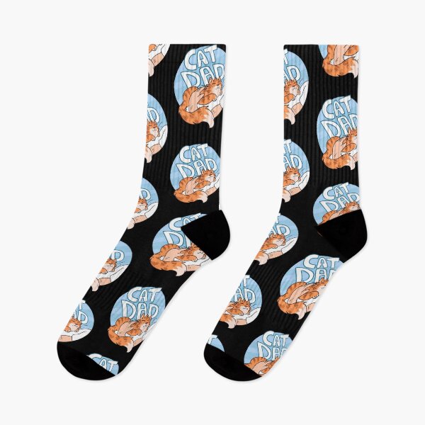 Item preview, Cat Dad Affectionate Orange Cat Petting Design designed and sold by OlyvieArt.