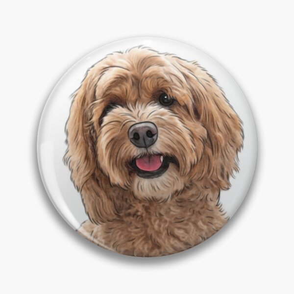 Item preview, Cavapoo Watercolor Dog Portrait PNG | Cute Pet Illustration Digital Download designed and sold by ArtMashupCo.
