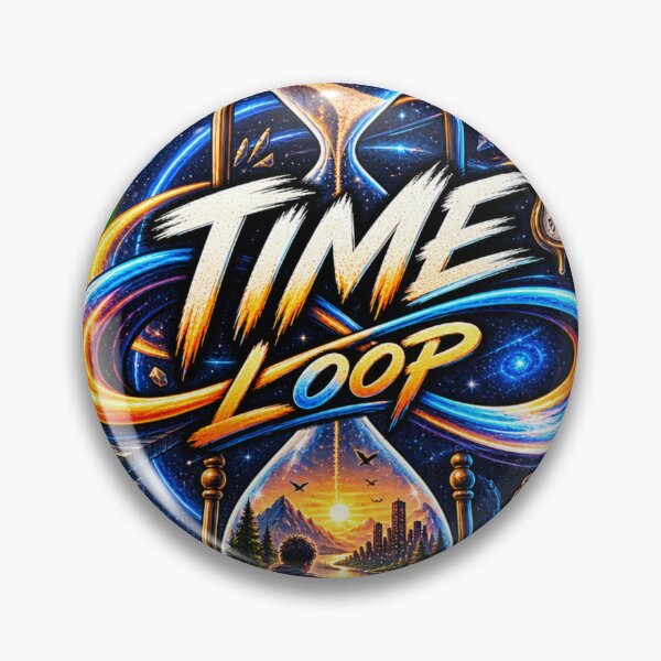 Item preview, Time Loop – Surreal Cosmic Time Travel Art designed and sold by VasiArtLab.
