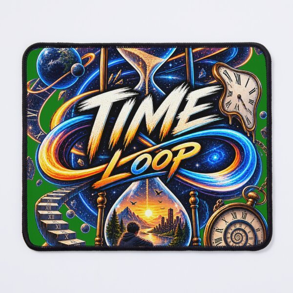 Item preview, Time Loop – Surreal Cosmic Time Travel Art designed and sold by VasiArtLab.