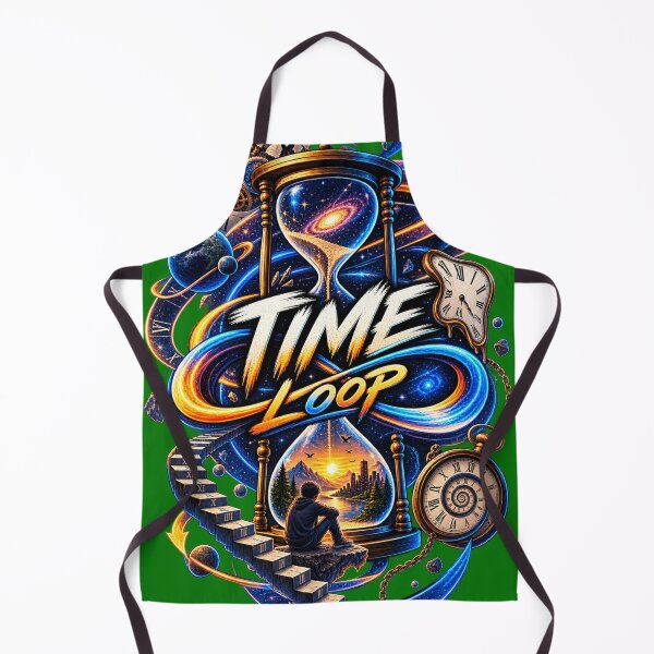 Item preview, Time Loop – Surreal Cosmic Time Travel Art designed and sold by VasiArtLab.