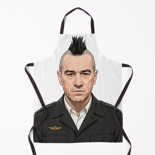 Item preview, Man With Mohawk Hairstyle In Military Jacket Portrait designed and sold by Surviving Monday Club.