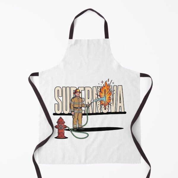 Item preview, Firefighter Fighting a Literal Supernova Funny Astronomy Pun Illustration designed and sold by Rare By Hero.