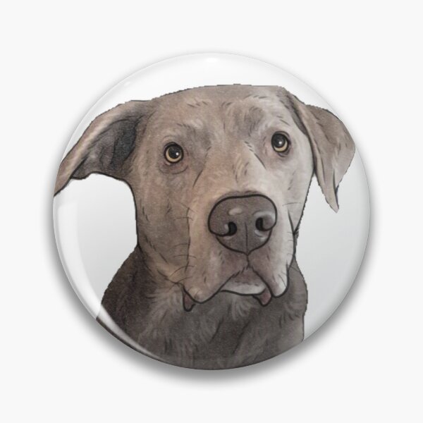 Item preview, Silver Labrador Retriever Watercolor Dog Portrait PNG | Realistic Pet Illustration designed and sold by ArtMashupCo.