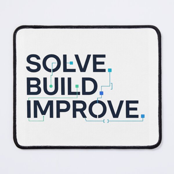 Item preview, Solve Build Improve | Software Engineer Programmer Coding STEM Gift designed and sold by Amr Darwish Graphic designer.