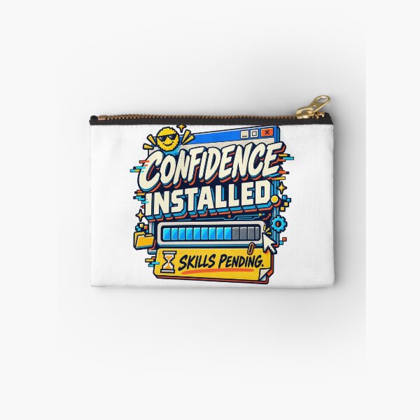 Item preview, Confidence Installed Skills Pending – Funny Retro Computer Humor Design designed and sold by Fares Zeineh.