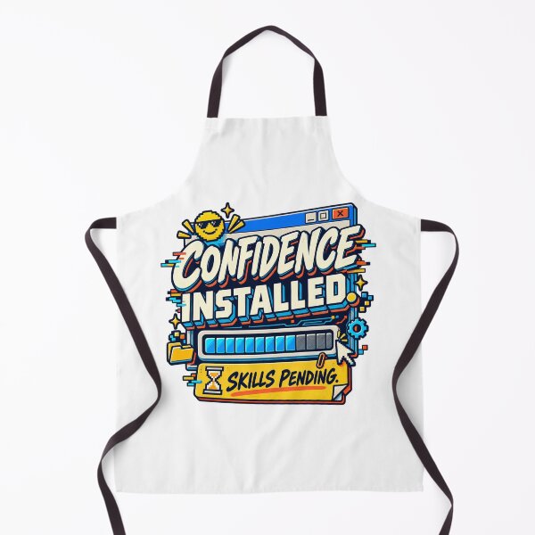 Item preview, Confidence Installed Skills Pending – Funny Retro Computer Humor Design designed and sold by Fares Zeineh.