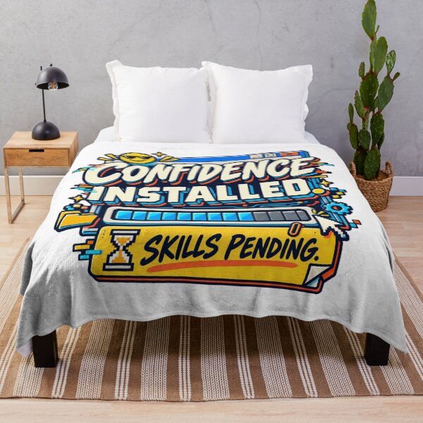 Item preview, Confidence Installed Skills Pending – Funny Retro Computer Humor Design designed and sold by Fares Zeineh.