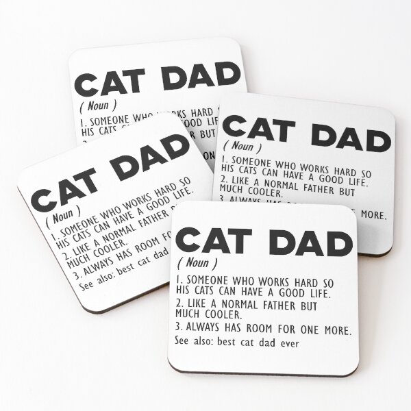 Item preview, Cat Dad Definition Funny Father Pet Lover designed and sold by OlyvieArt.
