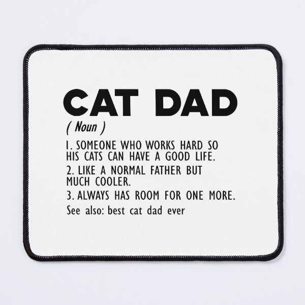 Item preview, Cat Dad Definition Funny Father Pet Lover designed and sold by OlyvieArt.