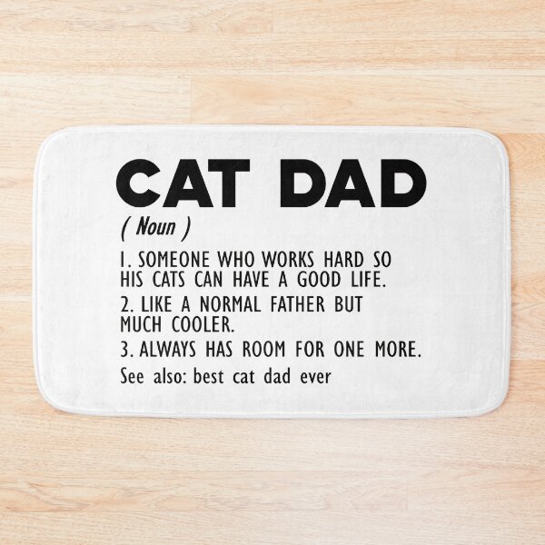 Item preview, Cat Dad Definition Funny Father Pet Lover designed and sold by OlyvieArt.