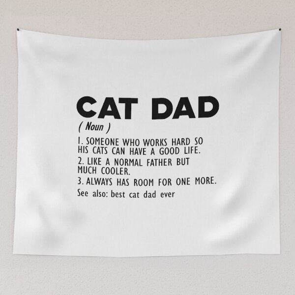 Item preview, Cat Dad Definition Funny Father Pet Lover designed and sold by OlyvieArt.