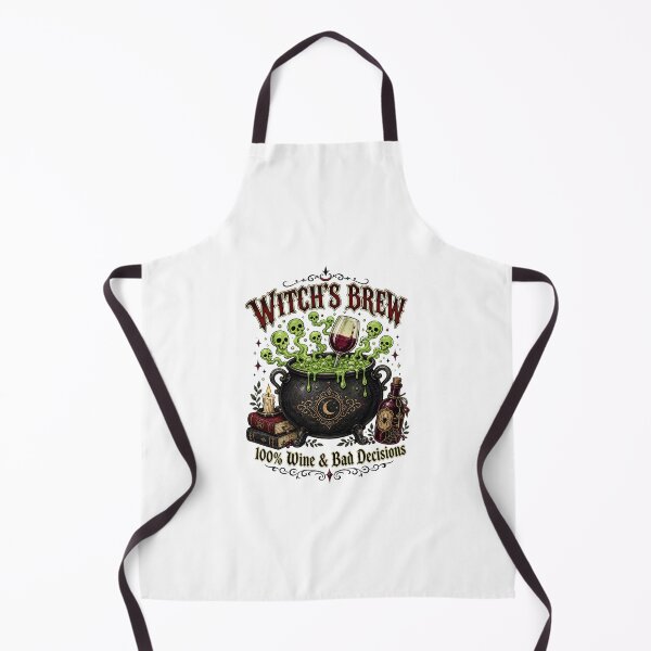 Item preview, Witchs Brew Wine And Bad Decisions Halloween designed and sold by Kaikab007.