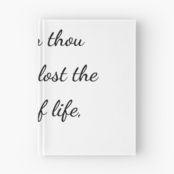 Item preview, “So then thou hast but lost the dregs of life,” - handwriting black designed and sold by ariksworld.