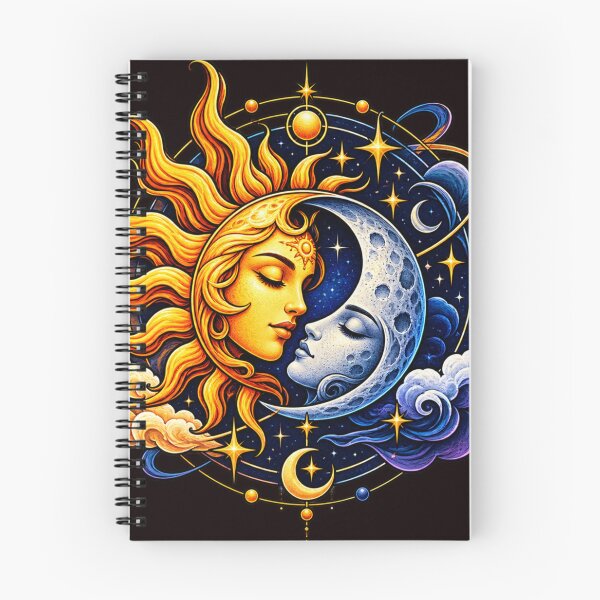 Item preview, Sun Moon – Celestial Cosmic Balance Design designed and sold by VasiArtLab.