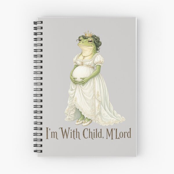 Item preview, Funny Frog Pregnancy Baby Announcement New Mom Gift designed and sold by CF_VintageDesign.