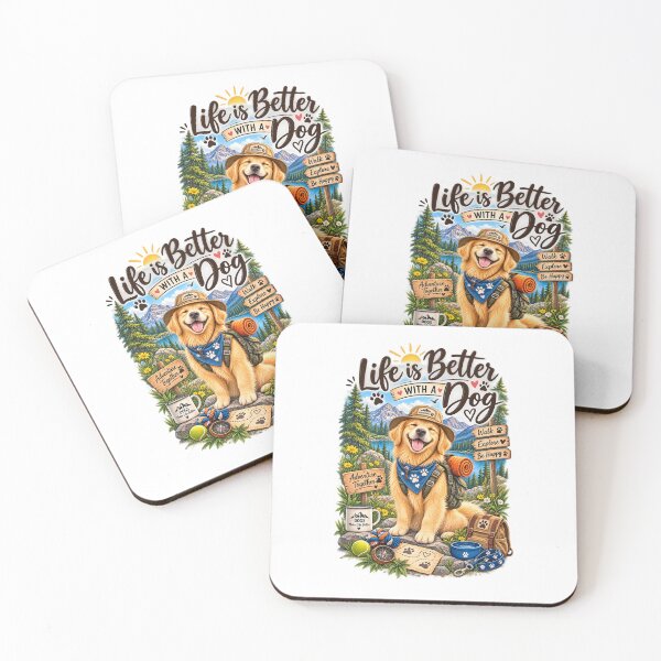 Item preview, Life Is Better With A Dog designed and sold by WILDLY DEAR.