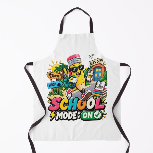 Item preview, School Mode On – Funny Back to School Cute Pencil designed and sold by Louliloulita.