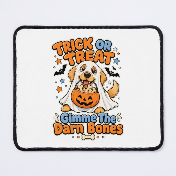 Item preview, Cute Ghost Dog Trick Or Treat Bones designed and sold by Kaikab007.