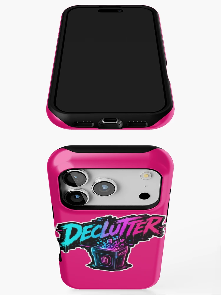 Thumbnail 3 of 4, iPhone Case, Declutter designed and sold by DesignPrePress.