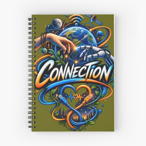 Item preview, Connection – Human Technology & Nature Art designed and sold by VasiArtLab.