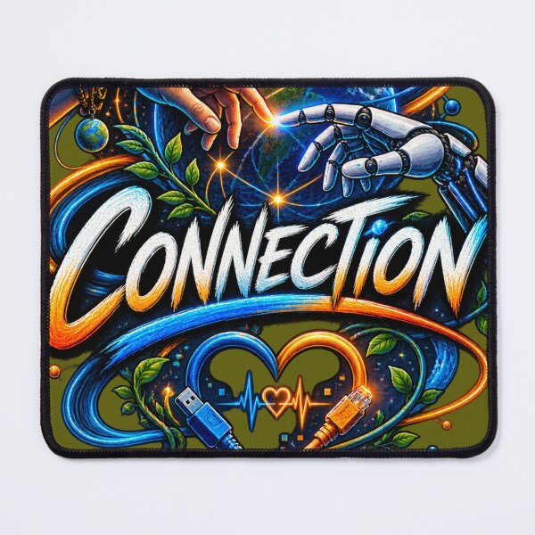 Item preview, Connection – Human Technology & Nature Art designed and sold by VasiArtLab.
