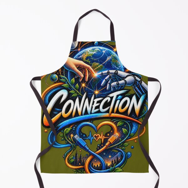 Item preview, Connection – Human Technology & Nature Art designed and sold by VasiArtLab.