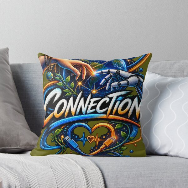 Item preview, Connection – Human Technology & Nature Art designed and sold by VasiArtLab.