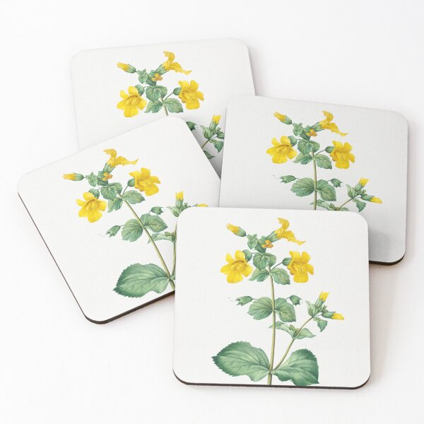 Item preview, Mimulus Monkeyflower Flowers Vintage Botanical Illustration designed and sold by TheRetroArtRoom.