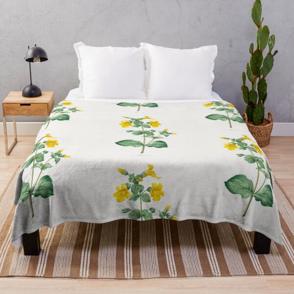 Item preview, Mimulus Monkeyflower Flowers Vintage Botanical Illustration designed and sold by TheRetroArtRoom.