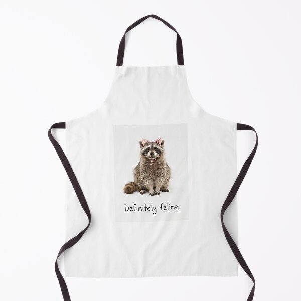 Item preview, Definitely feline raccoon trash panda funny sarcastic sarcasm cat kitten kitty parody christmas birthday designed and sold by CheeseBlueprint.