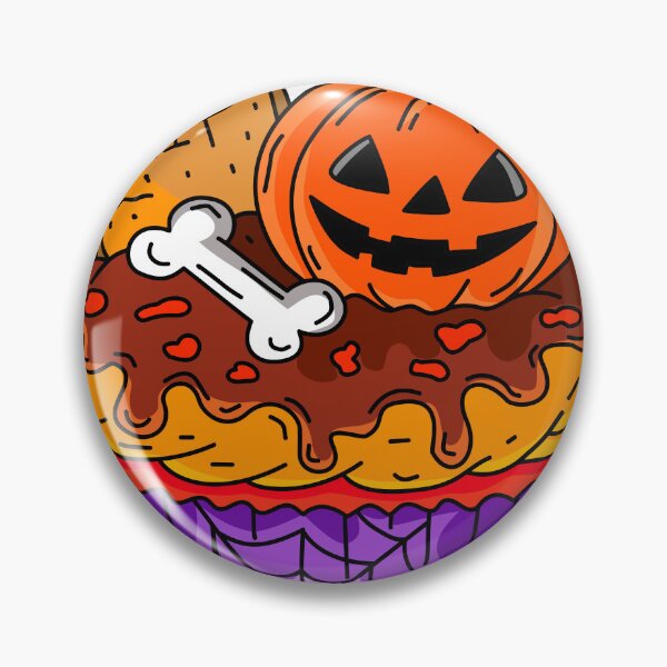 Item preview, Halloween Bakery Pumpkin Gravestone Cupcake spider ghost Illustration designed and sold by RS4you.