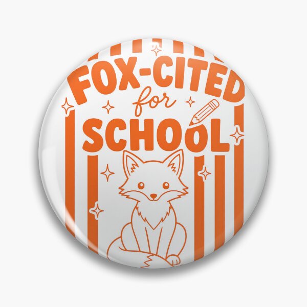 Item preview, Fox-cited For School Cute Retro Shirt designed and sold by MOCH- ART.