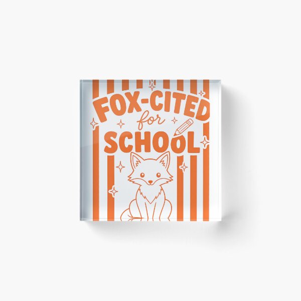 Item preview, Fox-cited For School Cute Retro Shirt designed and sold by MOCH- ART.