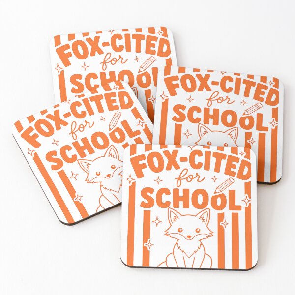 Item preview, Fox-cited For School Cute Retro Shirt designed and sold by MOCH- ART.