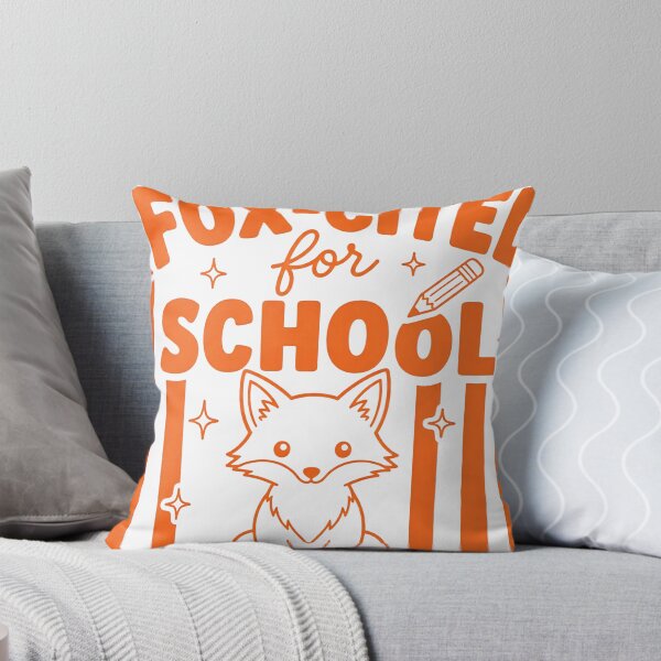 Artikelvorschau, Fox-cited For School Cute Retro Shirt entworfen und verkauft von MOCH- ART.