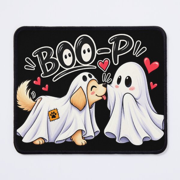 Item preview, Boo-p Ghost Dog Comfort Colors T-Shirt, Funny Halloween Dog Mom Shirt, kawaii design designed and sold by WOWART69.