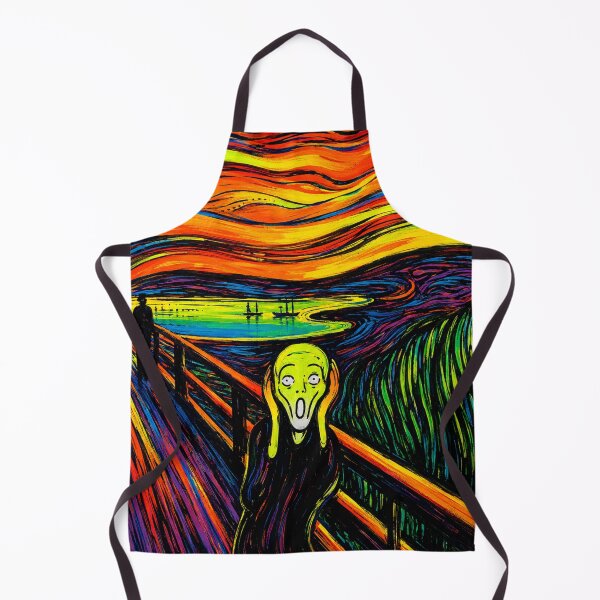 Item preview, Neon Scream Pop Art | Colorful Psychedelic Expressionist Wall Art designed and sold by AbstractAuraArt.