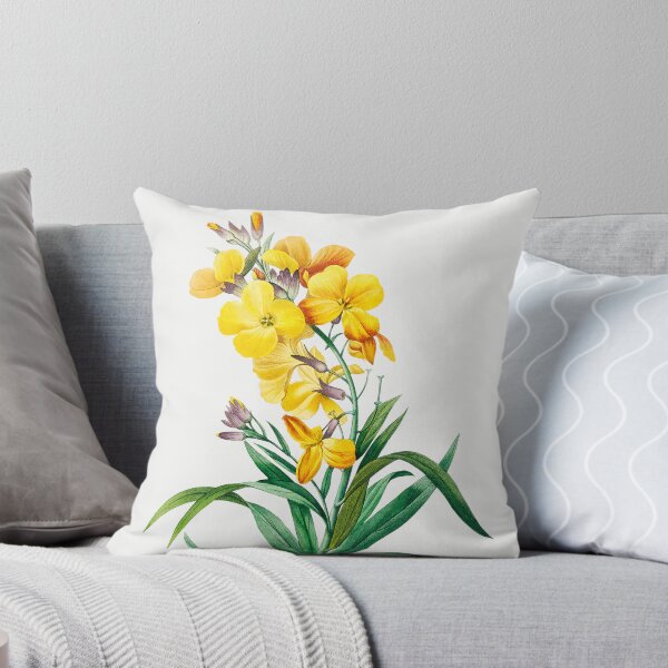 Item preview, Wallflower Flowers Vintage Botanical Illustration designed and sold by TheRetroArtRoom.