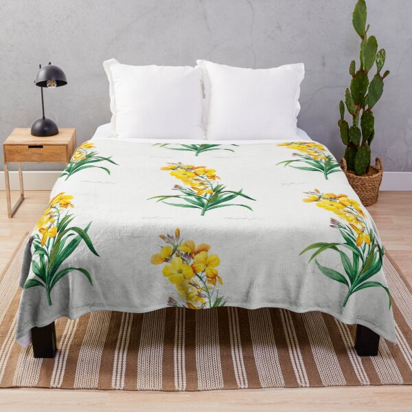 Item preview, Wallflower Flowers Vintage Botanical Illustration designed and sold by TheRetroArtRoom.