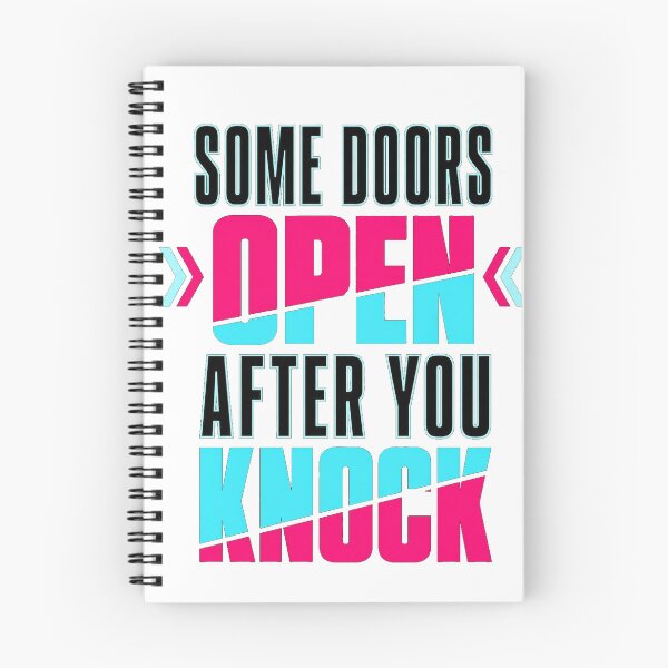 Item preview, Some Doors Open After You Knock Quote designed and sold by the-dovlat.
