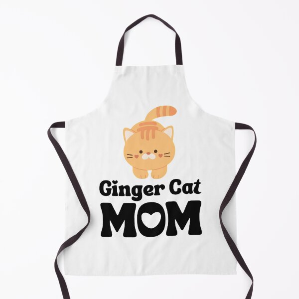 Item preview, Cute Ginger Cat Mom Retro Heart Illustration designed and sold by OlyvieArt.