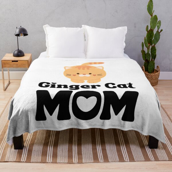 Item preview, Cute Ginger Cat Mom Retro Heart Illustration designed and sold by OlyvieArt.