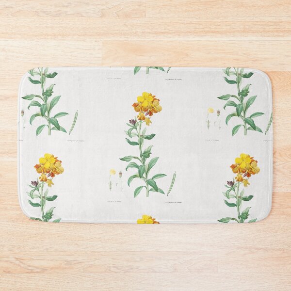 Item preview, Wallflower Flowers Vintage Botanical Illustration designed and sold by TheRetroArtRoom.