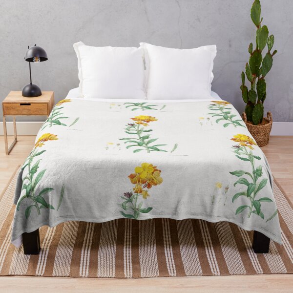Item preview, Wallflower Flowers Vintage Botanical Illustration designed and sold by TheRetroArtRoom.