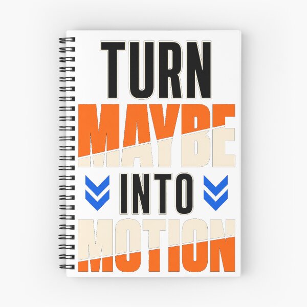 Item preview, Turn Maybe Into Motion Motivational Quote designed and sold by the-dovlat.