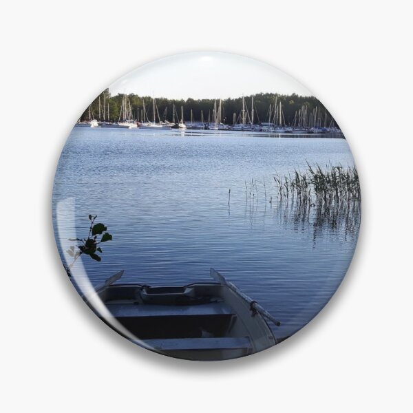 Item preview, Barco solitario. Vista al mar cerca de la playa de Marjaniemi designed and sold by LinkFamilyStore.