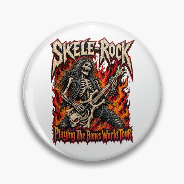 Item preview, 80s Heavy Metal Skele Rock Concert Tour designed and sold by Kaikab007.