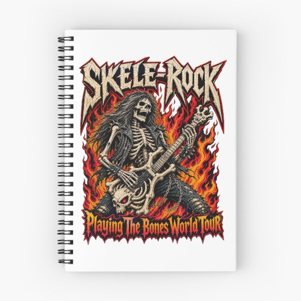 Item preview, 80s Heavy Metal Skele Rock Concert Tour designed and sold by Kaikab007.